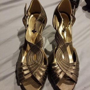 Gold Heel Shoes